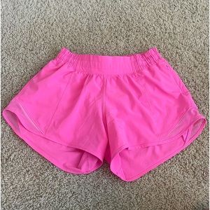 Lululemon Sonic pink Hotty Hot Low-Rise shorts